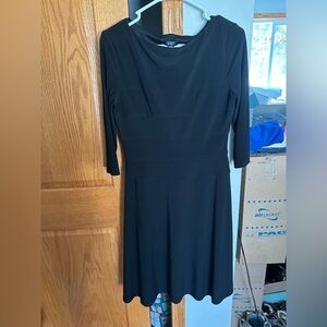 ✨Like new✨ Chaps Classic Black Long Sleeve Dress